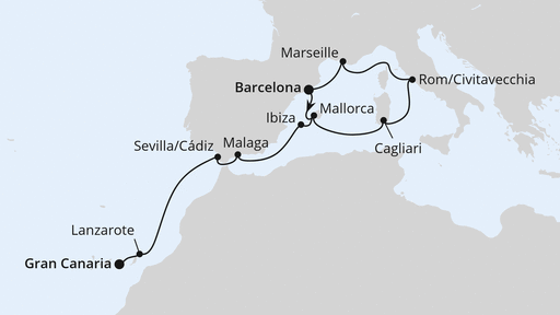 Von Mallorca nach Dubai 2 mit AIDAprima