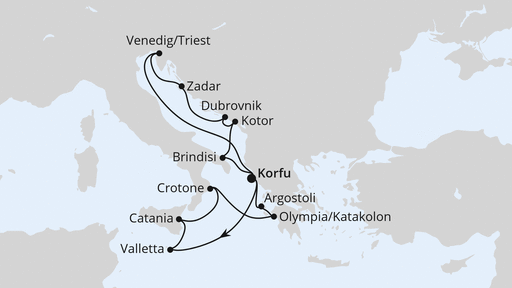 Große Mittelmeer-Reise mit Sonnenfinsternis mit AIDAcosma