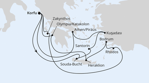 Italien & Mittelmeerinseln mit AIDAstella