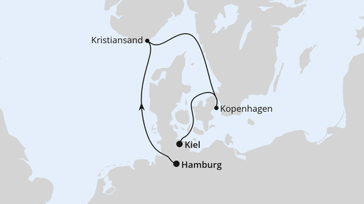 Skandinavien mit Kopenhagen ab Kiel mit AIDAbella