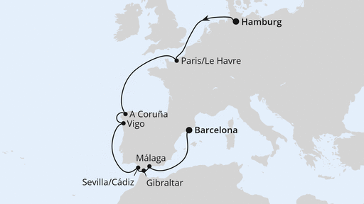 Von Barcelona nach Gran Canaria mit AIDAcosma