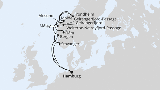 Kurzreise nach Kristiansand & Kopenhagen ab Kiel mit AIDAluna