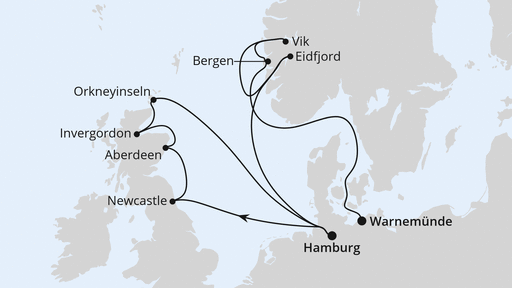Metropolen & Südnorwegen ab Kiel mit AIDAnova