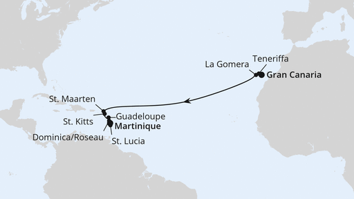 Von Mallorca nach Dubai 2 mit AIDAprima